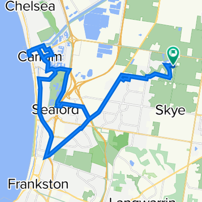 2021.10.19 Sandhurst, Frankston, Carrum, Patterson Lakes, Seaford and return