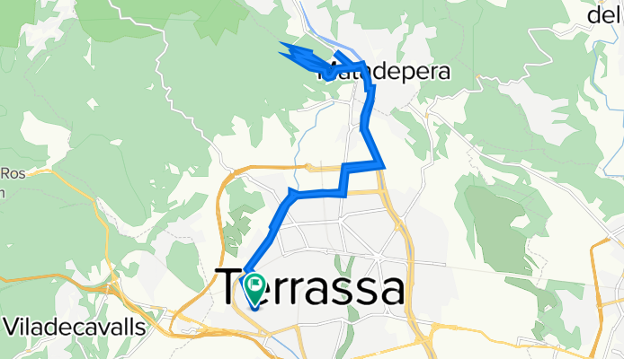 De Carrer de Calderón de la Barca, 165, Terrassa a Carrer de Calderón de la Barca, 165, Terrassa