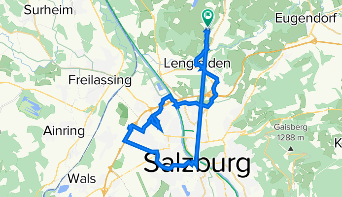 Ehrenbachstraße 28, Elixhausen nach Ringstraße 1, Elixhausen
