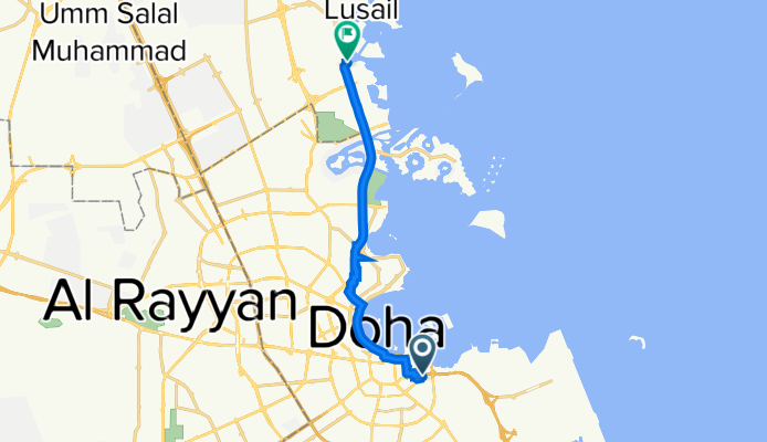 Lusail from Home(bikemap)