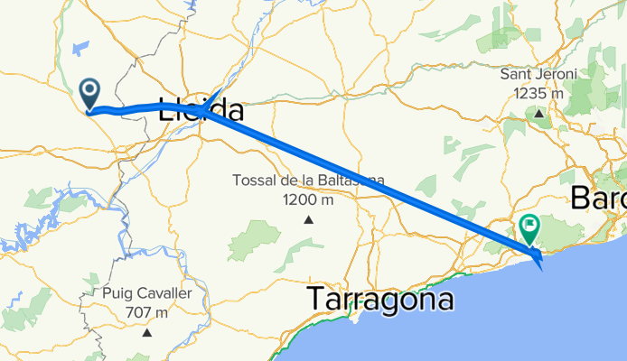 De Camino de Teragorda, Zaidín a Avinguda Sitges 4, Sant Pere de Ribes