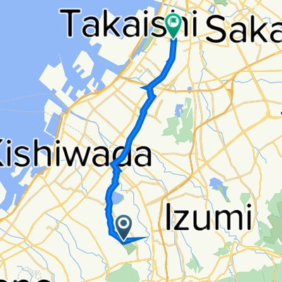 岸和田市 to 堺市