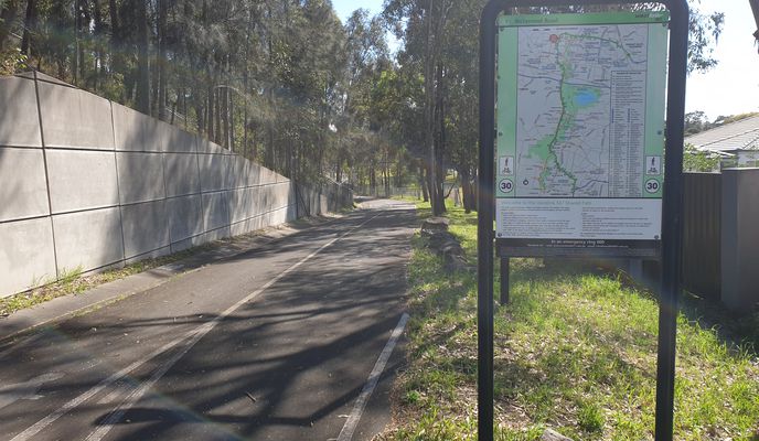 Foto 1 der Bikemap-Route "Hillside Circuit Cranebrook to Kings Langley and back"