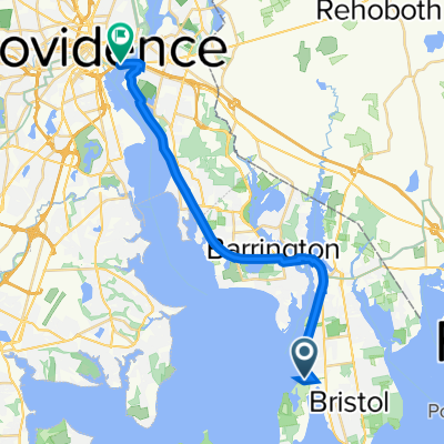 Asylum Road 101, Bristol to India Street 225, Providence