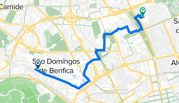 Route to Campo Grande 9, Lisboa