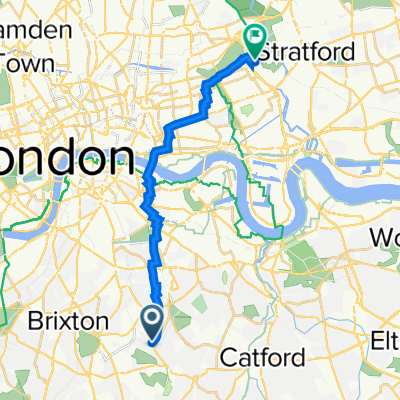 330 Crystal Palace Road, London to 22 Smeed Road, London
