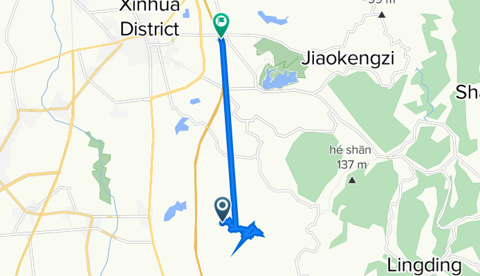 Guanxin 1st Street, Guanmiao to No. 23–31 Xinyi Road Lane 29, Sinhua District