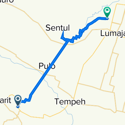 Jalan Raya Pasirian 204 to Jalan Lamongan 8, Sukodono