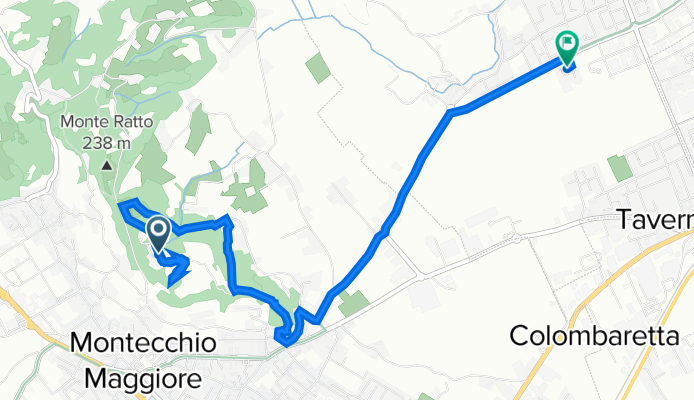 Da Via Castelli Quattro Martiri 80, Montecchio Maggiore a Via Brenta 22, Sovizzo