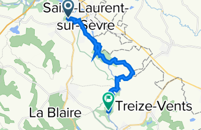 Route in der Bikemap App öffnen