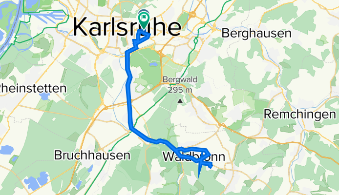 Lachnerstraße 11, Karlsruhe nach Sommerstraße 16, Karlsruhe