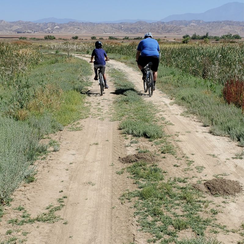 Route from 17050 Davis Rd, Moreno Valley