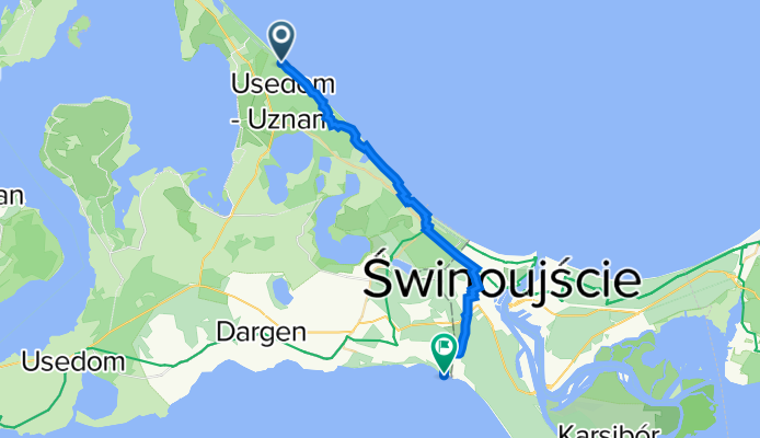 Am Strande 5, Ückeritz nach Ortsstraße, Kamminke