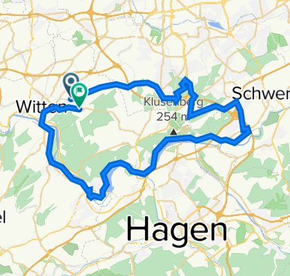 Rheinischer Esel-Wannebachtal-Hengstey-und Harkort See- Witten