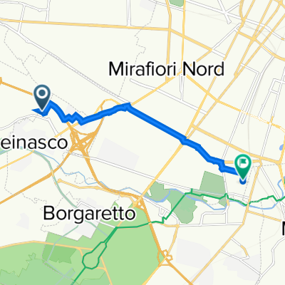 Da Viale del Risorgimento 21B, Beinasco a Via Sapri 27, Torino