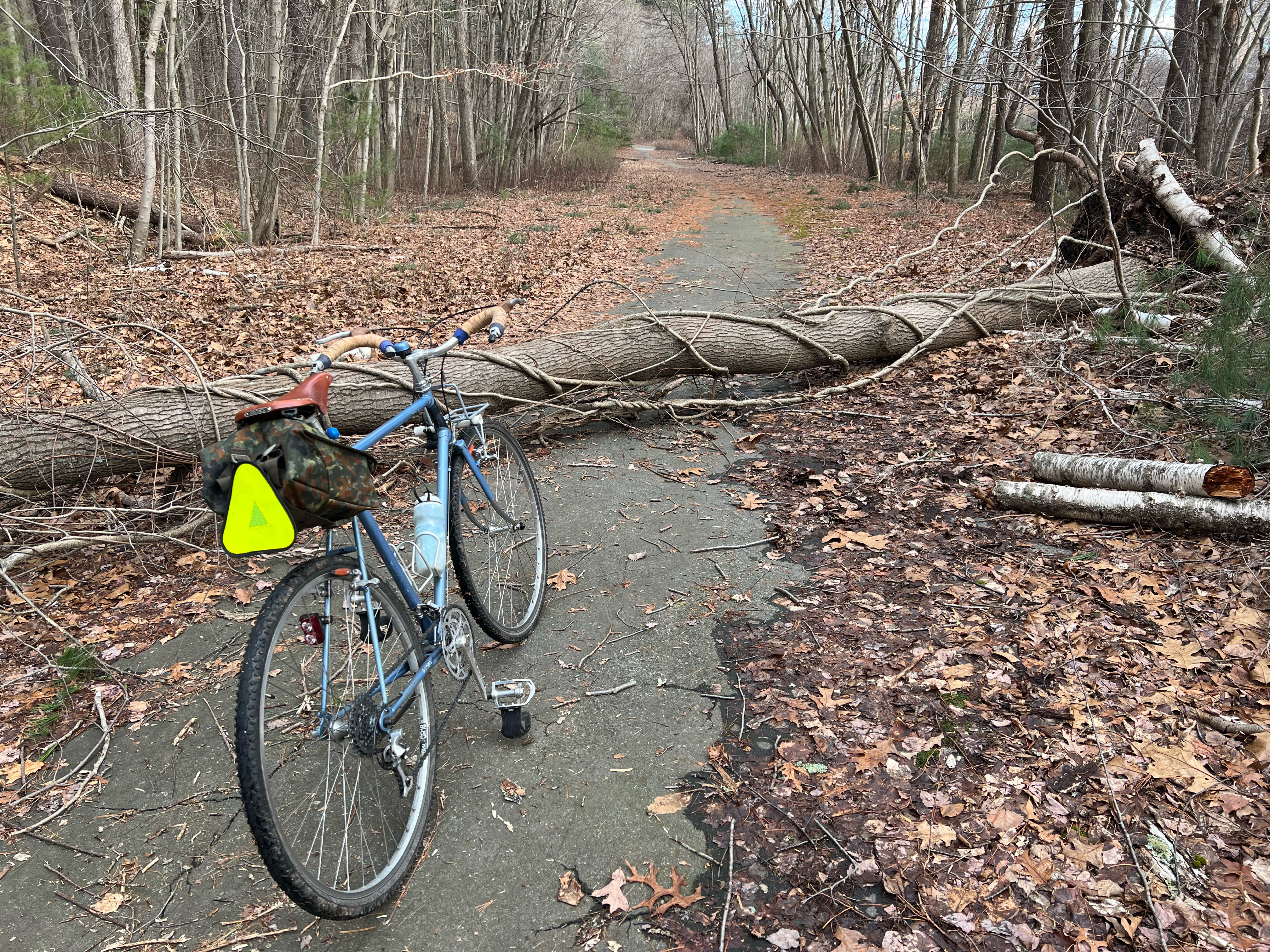 Little Blue Hill and old 128