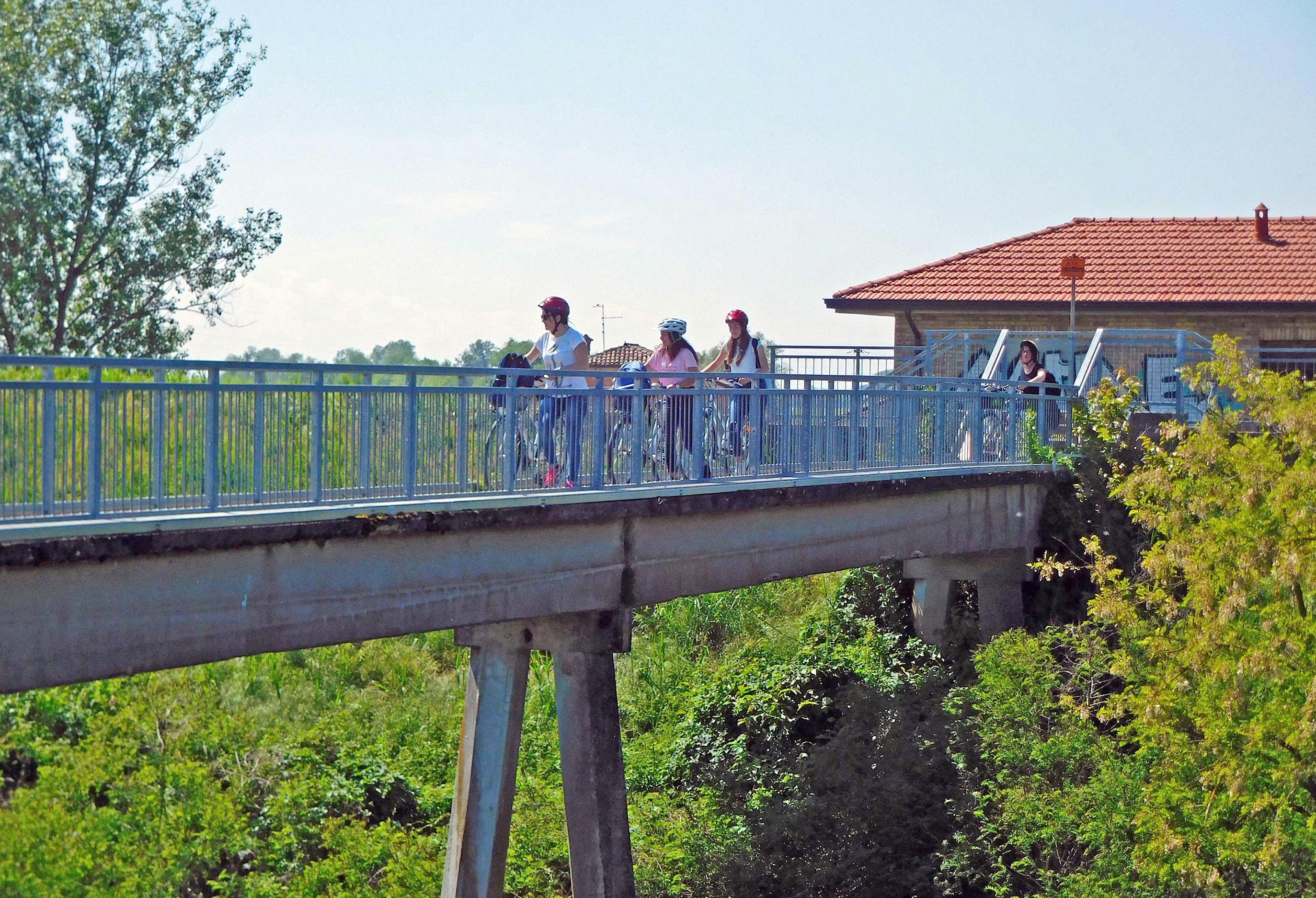 Famiglie in bici, Reggio Emilia - Novellara - Guastalla - Gualtieri A-R