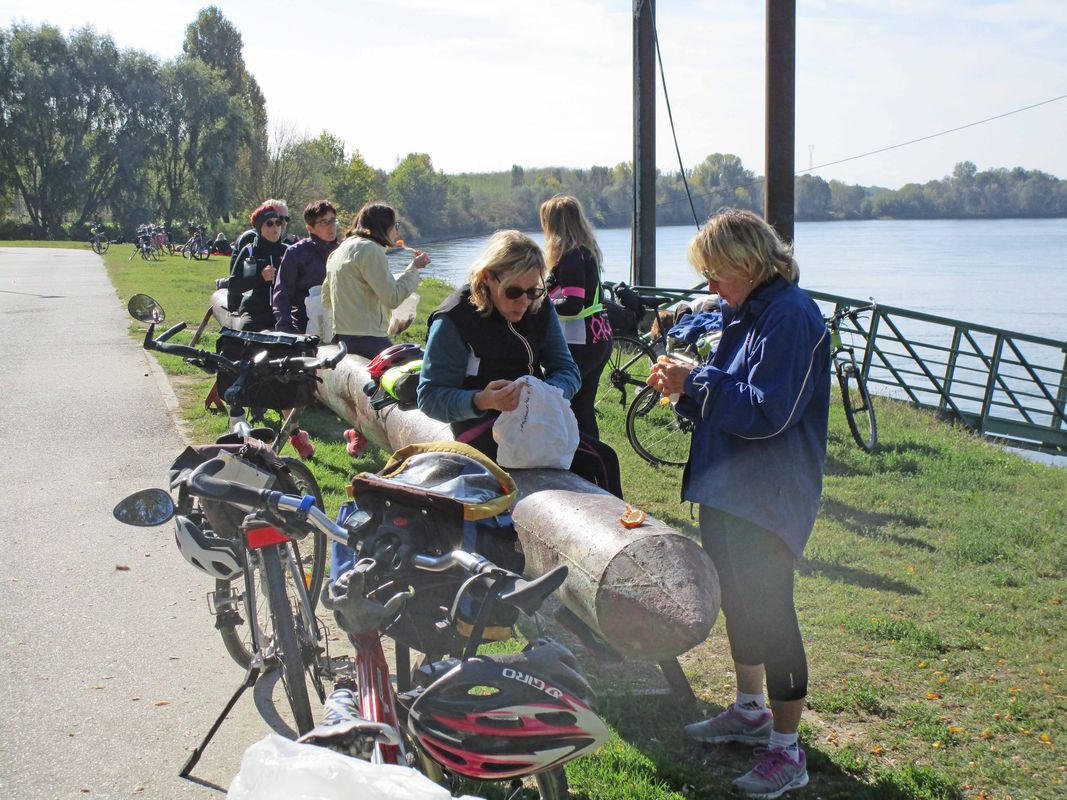 Famiglie in bici, anello Gualtieri - Guastalla