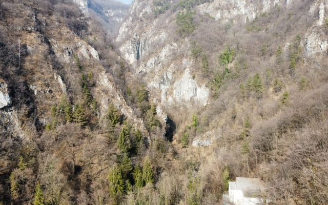 Photo 2 of the Bikemap route "Valgua =&gt; Laghetto delle Trote e Cascatelle"